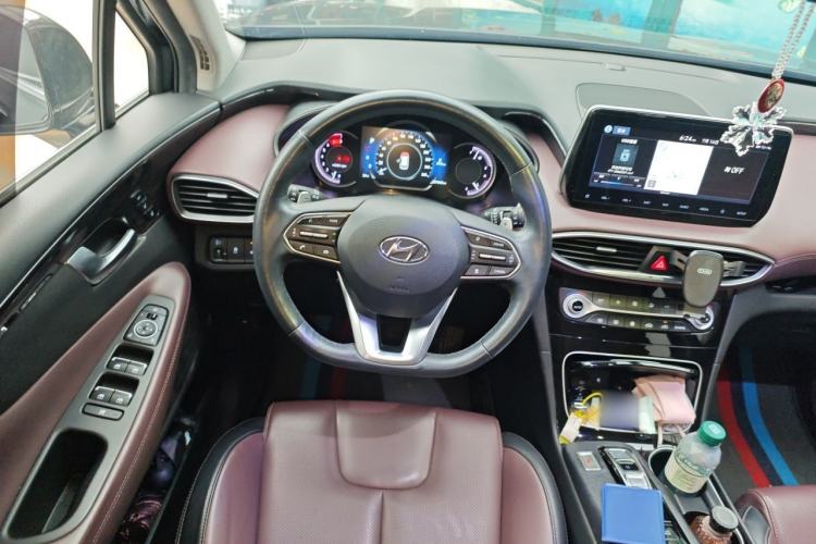 Used Hyundai Santa Fe 2019 380 TGDi DLX Automatic Two-Wheel Drive Prestige Plus Version China VI Standard Steering Wheel