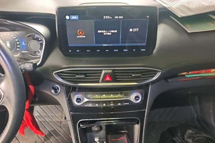 Used Hyundai Santa Fe 2019 380 TGDi GLS Automatic 2WD Luxury Version China VI Standard Audio And AC Panel