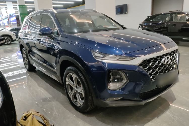 Used Hyundai Santa Fe 2019 380 TGDi DLX Automatic 2WD Prestige Edition China VI Standard Front Right 45 Deg
