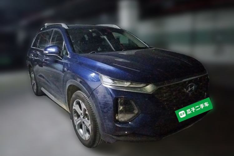 Used Hyundai Santa Fe 2019 380 TGDi TOP Automatic All-Wheel Drive Flagship (HTRAC) – China VI Standard Front Right 45 Deg
