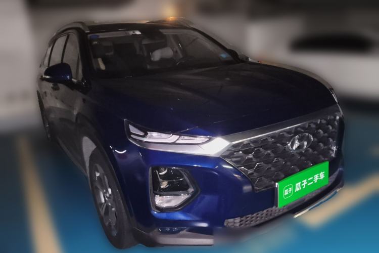 Used Hyundai Santa Fe 2019 380 TGDi DLX Automatic 2WD Prestige Edition China VI Standard Front Right 45 Deg