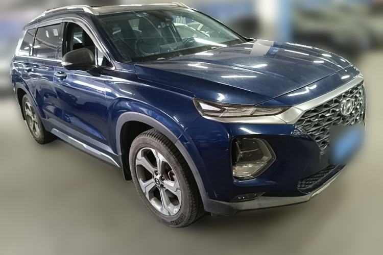 Used Hyundai Santa Fe 2019 380 TGDi DLX Automatic Two-Wheel Drive Prestige Plus Version China VI Standard Front Right 45 Deg
