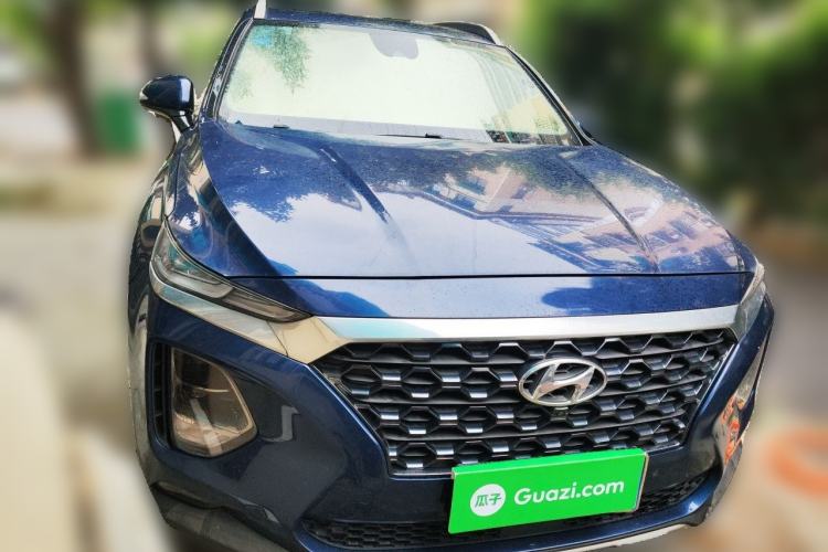 Used Hyundai Santa Fe 2019 380 TGDi DLX Automatic Two-Wheel Drive Prestige Plus Version China VI Standard Front Right 45 Deg
