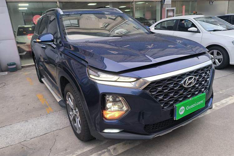 Used Hyundai Santa Fe 2019 380 TGDi DLX Automatic 2WD Prestige Edition China VI Standard Front Right 45 Deg