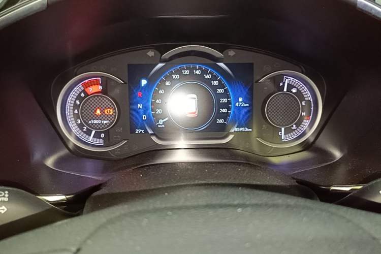 Used Hyundai Santa Fe 2019 380 TGDi DLX Automatic Two-Wheel Drive Prestige Plus Version China VI Standard Instrument Cluster