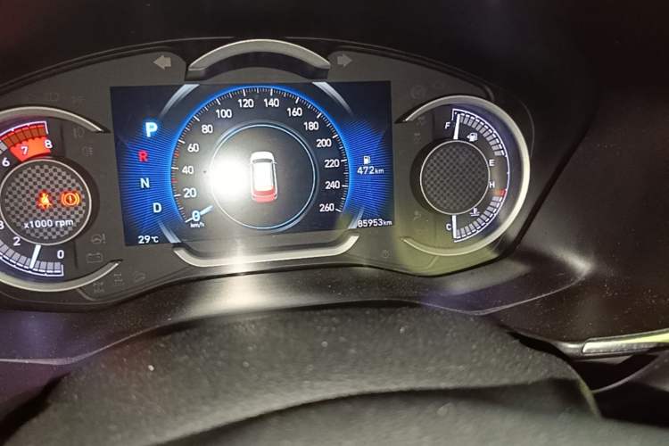 Used Hyundai Santa Fe 2019 380 TGDi DLX Automatic Two-Wheel Drive Prestige Plus Version China VI Standard Odometer Close Up