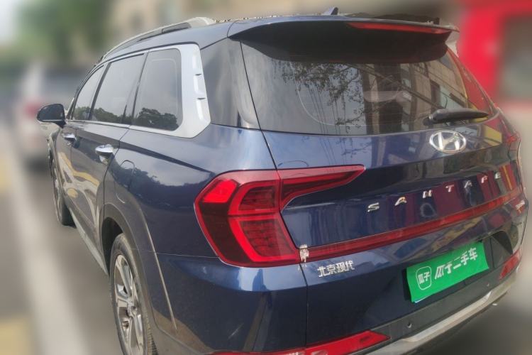 Used Hyundai Santa Fe 2019 380 TGDi DLX Automatic 2WD Prestige Edition China V Emission Standard Rear Left 45 Deg