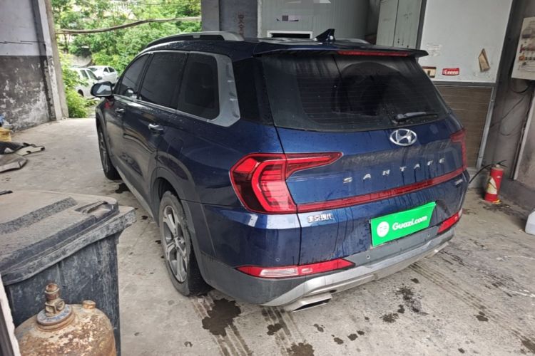 Used Hyundai Santa Fe 2019 380 TGDi GLS Automatic 2WD Luxury Version China VI Standard Rear Left 45 Deg