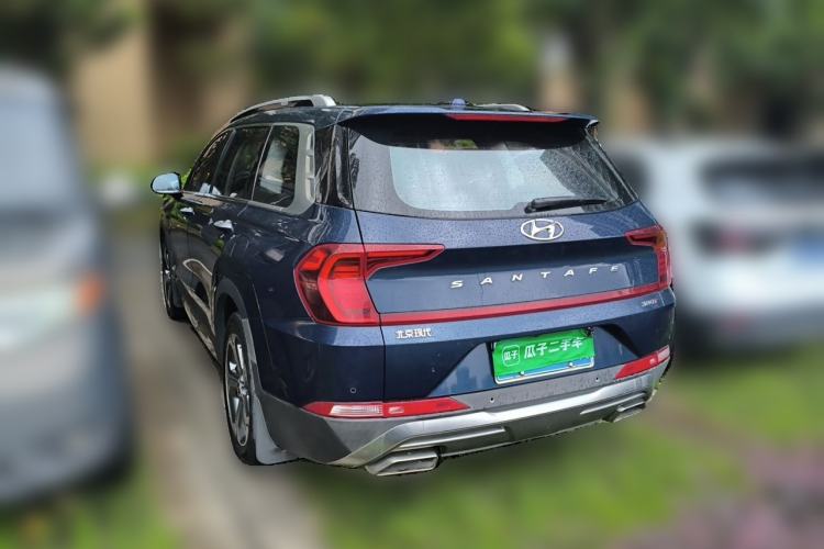 Used Hyundai Santa Fe 2019 380 TGDi GLS Automatic 2WD Luxury Version China VI Standard Rear Left 45 Deg