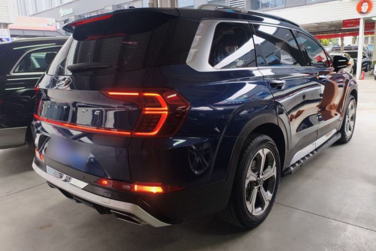 Used Hyundai Santa Fe 2019 380 TGDi DLX Automatic All-Wheel Drive Prestige PLUS (HTRAC) China VI Rear Right 45 Deg