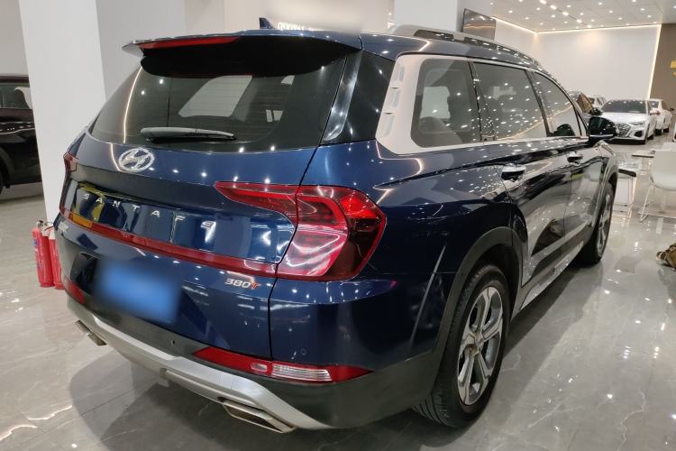 Used Hyundai Santa Fe 2019 380 TGDi DLX Automatic 2WD Prestige Edition China VI Standard Rear Right 45 Deg
