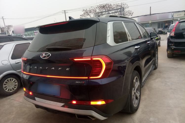 Used Hyundai Santa Fe 2019 380 TGDi GLS Automatic 2WD Luxury Version China VI Standard Rear Right 45 Deg