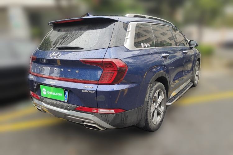 Used Hyundai Santa Fe 2019 380 TGDi DLX Automatic 2WD Prestige PLUS China V Standard Rear Right 45 Deg