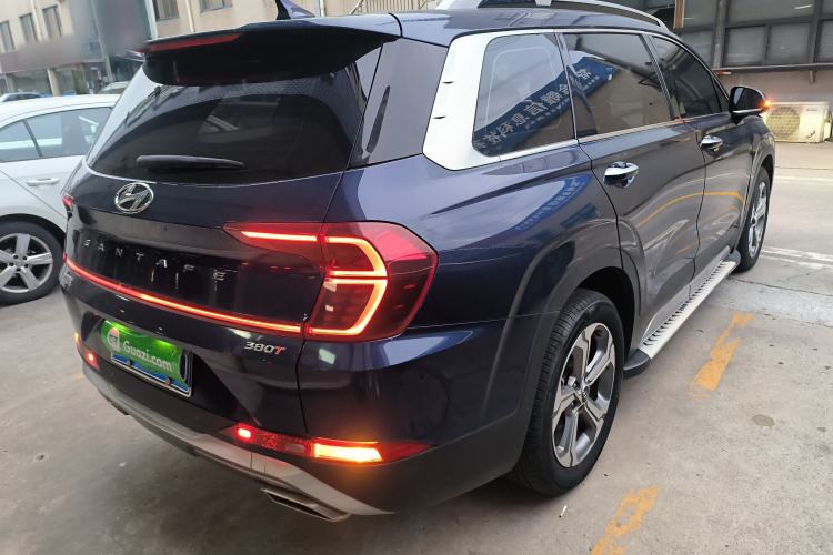 Used Hyundai Santa Fe 2019 380 TGDi DLX Automatic 2WD Prestige Edition China VI Standard Rear Right 45 Deg