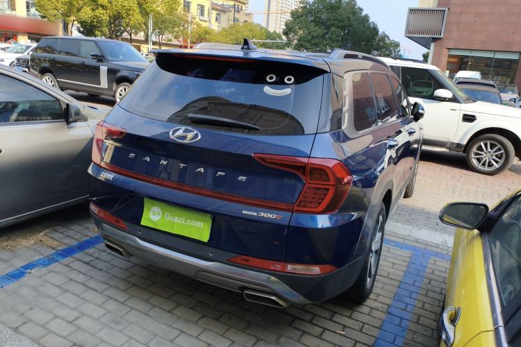 Used Hyundai Santa Fe 2019 380 TGDi TOP Automatic All-Wheel Drive Flagship (HTRAC) – China VI Standard Rear Right 45 Deg