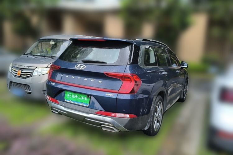 Used Hyundai Santa Fe 2019 380 TGDi GLS Automatic 2WD Luxury Version China VI Standard Rear Right 45 Deg