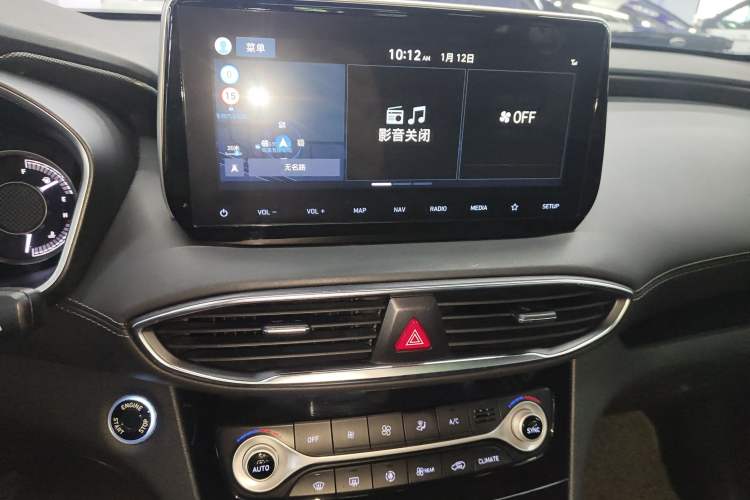 Used Hyundai Santa Fe 2019 380 TGDi TOP Automatic Two-Wheel Drive Flagship Version China VI Standard Audio And AC Panel