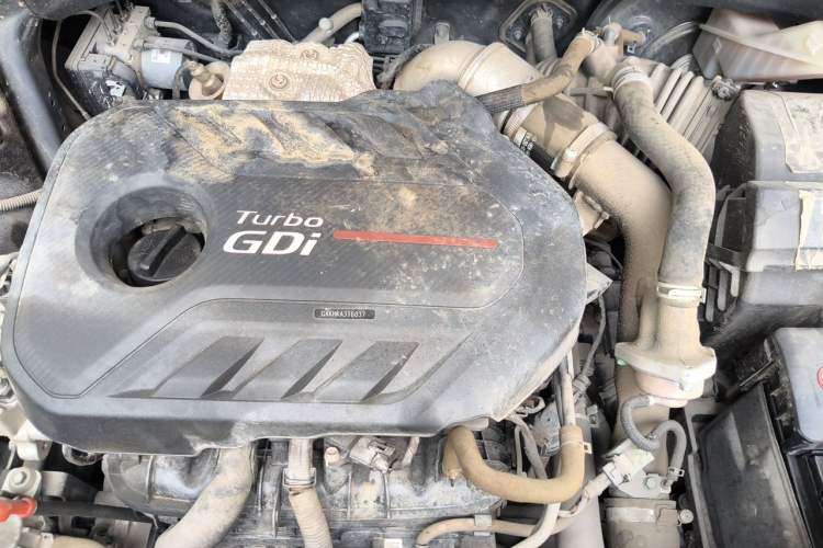 Used Hyundai Santa Fe 2019 380 TGDi DLX Automatic Two-Wheel Drive Prestige Plus Version China VI Standard Engine Bay