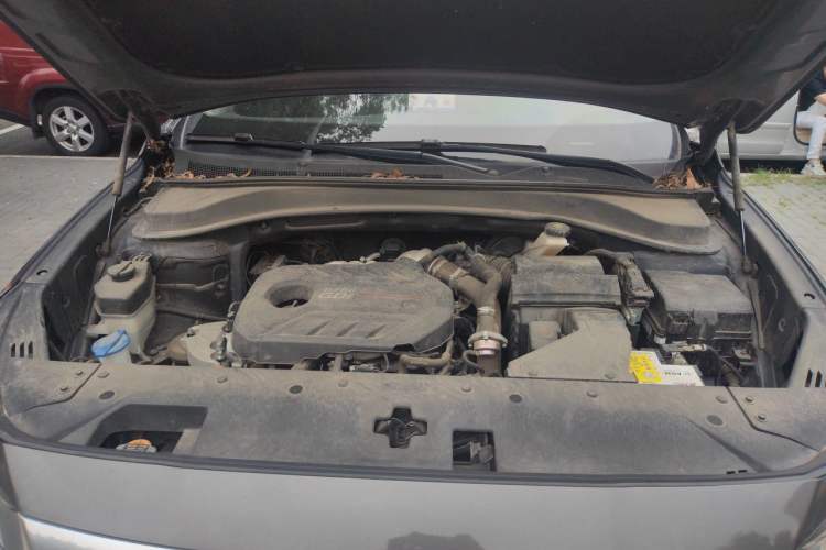 Used Hyundai Santa Fe 2019 380 TGDi DLX Automatic All-Wheel Drive Prestige PLUS (HTRAC) China VI Engine Bay