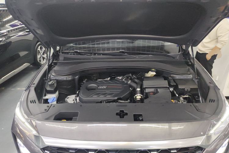 Used Hyundai Santa Fe 2019 380 TGDi TOP Automatic Two-Wheel Drive Flagship Version China VI Standard Engine Bay