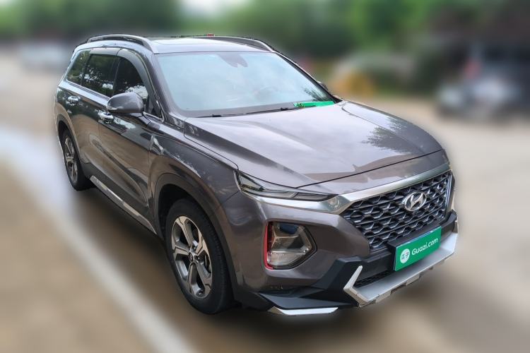Used Hyundai Santa Fe 2019 380 TGDi DLX Automatic Two-Wheel Drive Prestige Plus Version China VI Standard Front Right 45 Deg