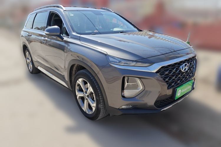 Used Hyundai Santa Fe 2019 380 TGDi GLS Automatic 2WD Luxury Version China VI Standard Front Right 45 Deg
