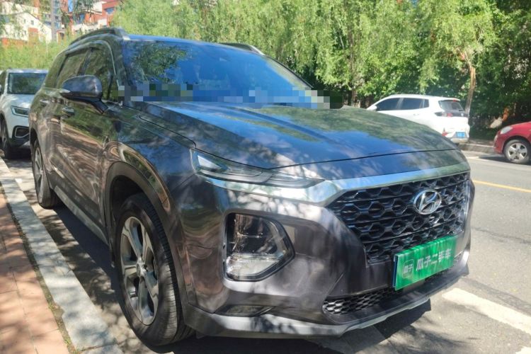 Used Hyundai Santa Fe 2019 380 TGDi DLX Automatic All-Wheel Drive Prestige (HTRAC) China V-standard Front Right 45 Deg