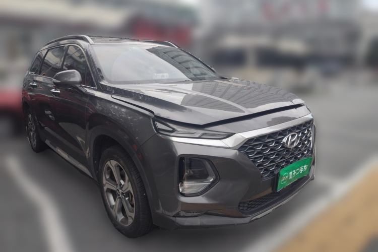 Used Hyundai Santa Fe 2019 380 TGDi DLX Automatic All-Wheel Drive Prestige PLUS (HTRAC) China VI Front Right 45 Deg