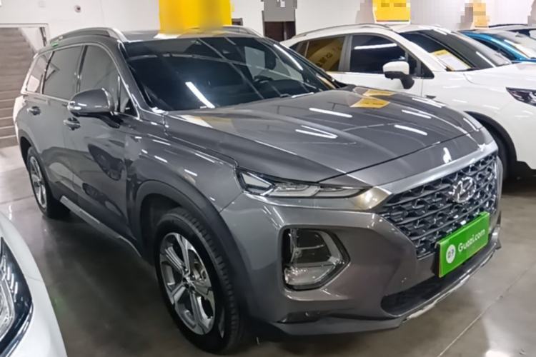 Used Hyundai Santa Fe 2019 380 TGDi TOP Automatic Two-Wheel Drive Flagship Version China VI Standard Front Right 45 Deg