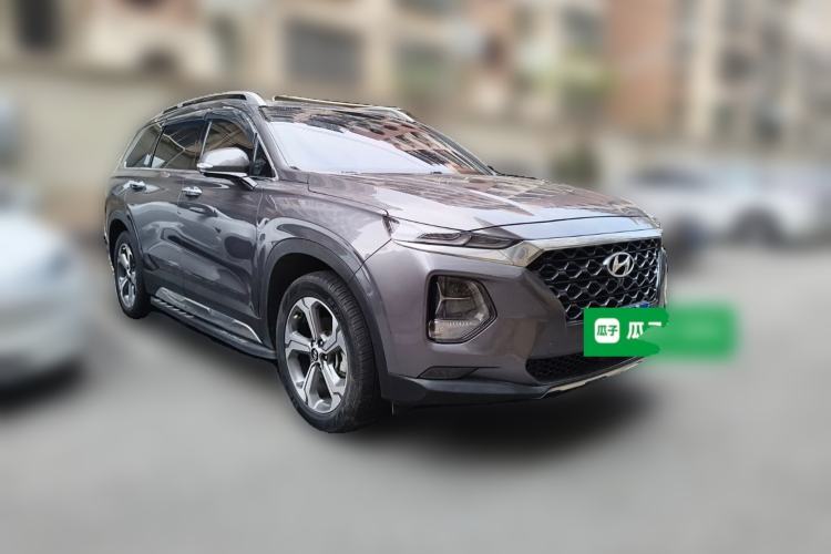 Used Hyundai Santa Fe 2019 380 TGDi DLX Automatic Two-Wheel Drive Prestige Plus Version China VI Standard Front Right 45 Deg