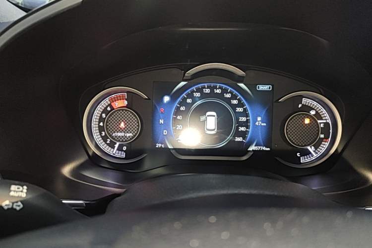 Used Hyundai Santa Fe 2019 380 TGDi TOP Automatic All-Wheel Drive Flagship (HTRAC) – China VI Standard Instrument Cluster