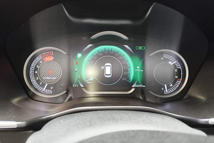 Used Hyundai Santa Fe 2019 380 TGDi DLX Automatic Two-Wheel Drive Prestige Plus Version China VI Standard Instrument Cluster