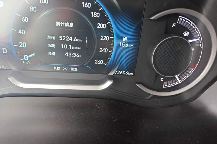 Used Hyundai Santa Fe 2019 380 TGDi GLS Automatic 2WD Luxury Version China VI Standard Odometer Close Up