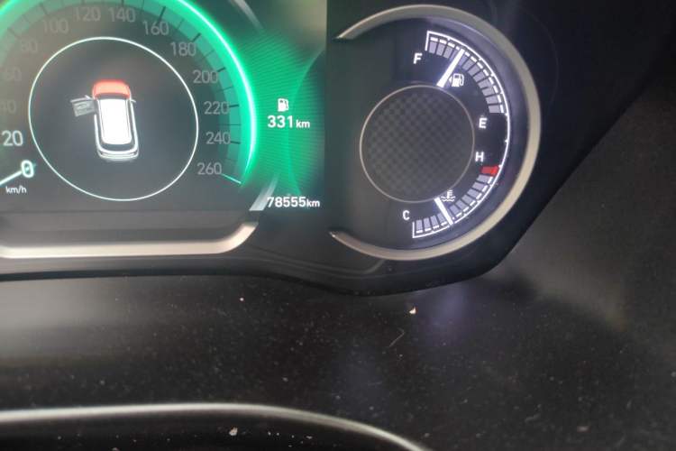Used Hyundai Santa Fe 2019 380 TGDi DLX Automatic All-Wheel Drive Prestige PLUS (HTRAC) China VI Odometer Close Up