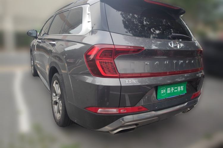 Used Hyundai Santa Fe 2019 380 TGDi DLX Automatic All-Wheel Drive Prestige PLUS (HTRAC) China VI Rear Left 45 Deg