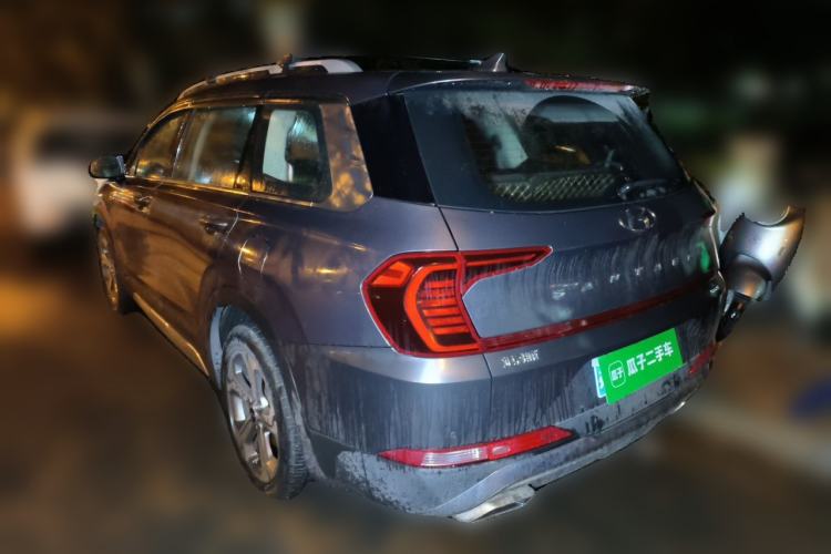 Used Hyundai Santa Fe 2019 380 TGDi GLS Automatic 2WD Luxury Version China VI Standard Rear Left 45 Deg