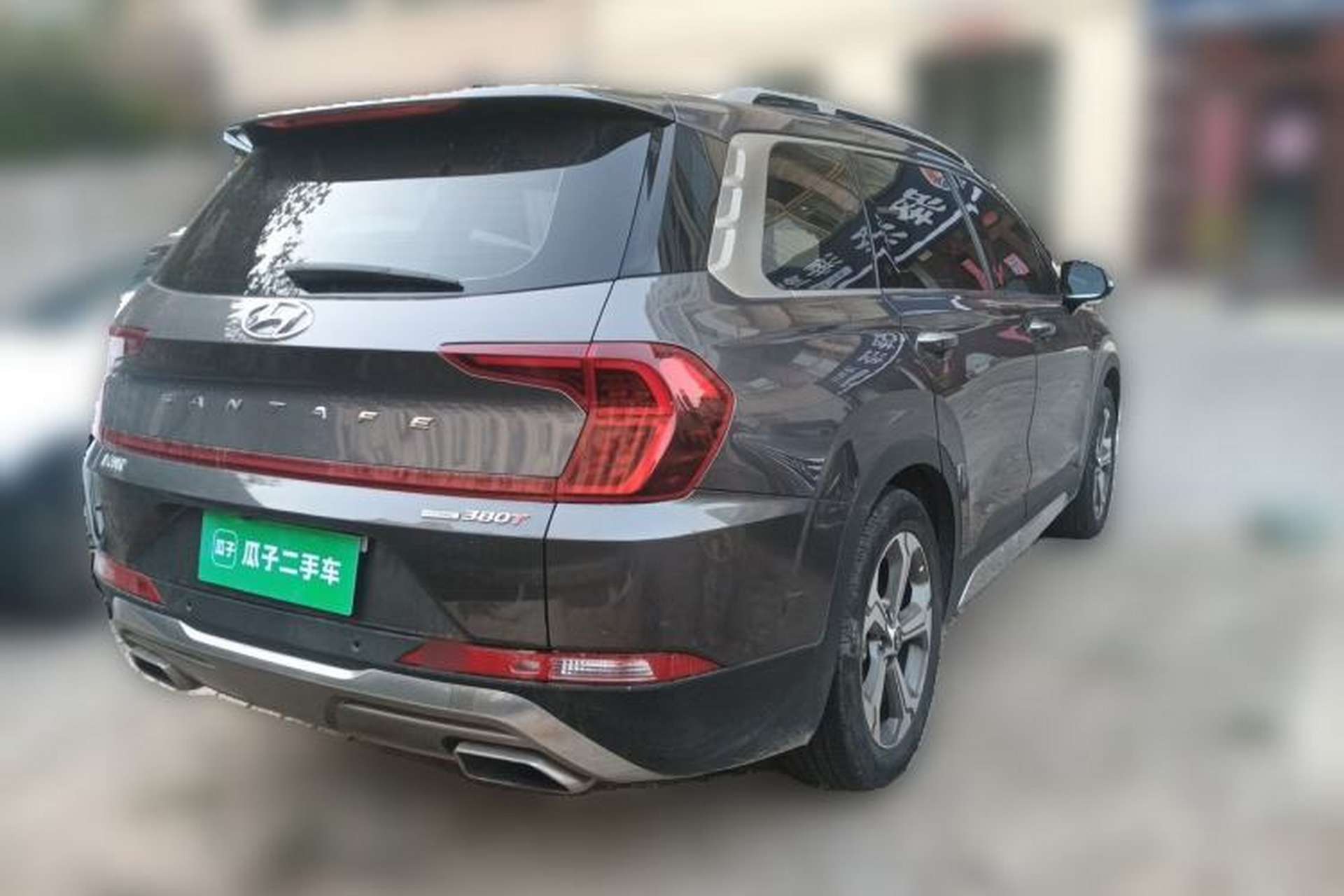Used Hyundai Santa Fe 2019 380 TGDi TOP Automatic All-Wheel Drive Flagship (HTRAC) – China VI Standard Rear Right 45 Deg