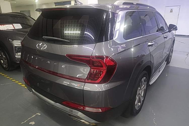Used Hyundai Santa Fe 2019 380 TGDi TOP Automatic All-Wheel Drive Flagship (HTRAC) – China VI Standard Rear Right 45 Deg