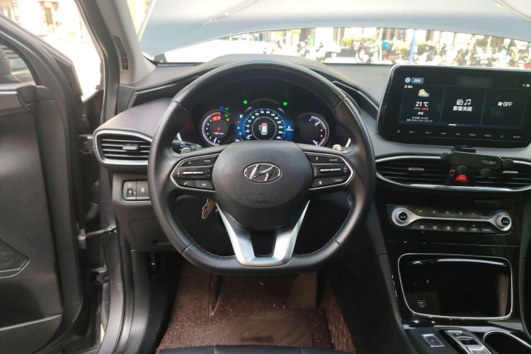 Used Hyundai Santa Fe 2019 380 TGDi DLX Automatic Two-Wheel Drive Prestige Plus Version China VI Standard Steering Wheel
