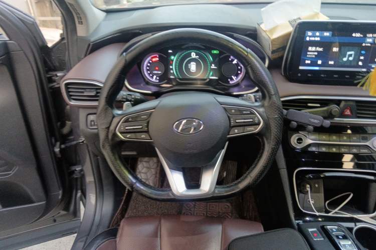 Used Hyundai Santa Fe 2019 380 TGDi TOP Automatic All-Wheel Drive Flagship (HTRAC) – China VI Standard Steering Wheel