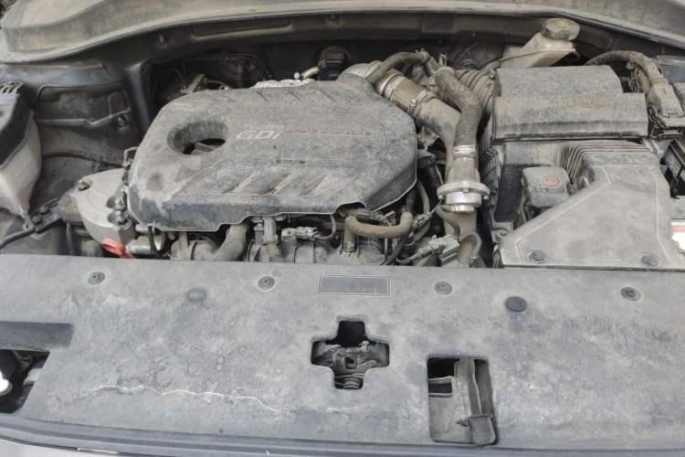 Used Hyundai Santa Fe 2019 380 TGDi TOP Automatic Two-Wheel Drive Flagship Version China VI Standard Engine Bay