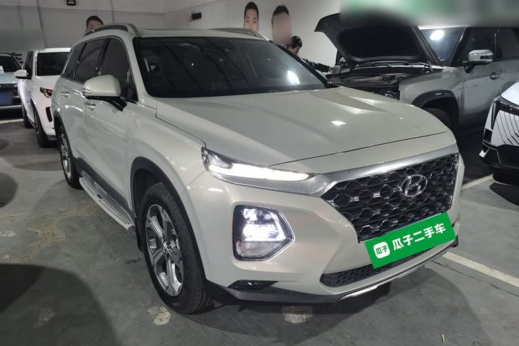 Used Hyundai Santa Fe 2019 380 TGDi DLX Automatic Two-Wheel Drive Prestige Plus Version China VI Standard Front Right 45 Deg