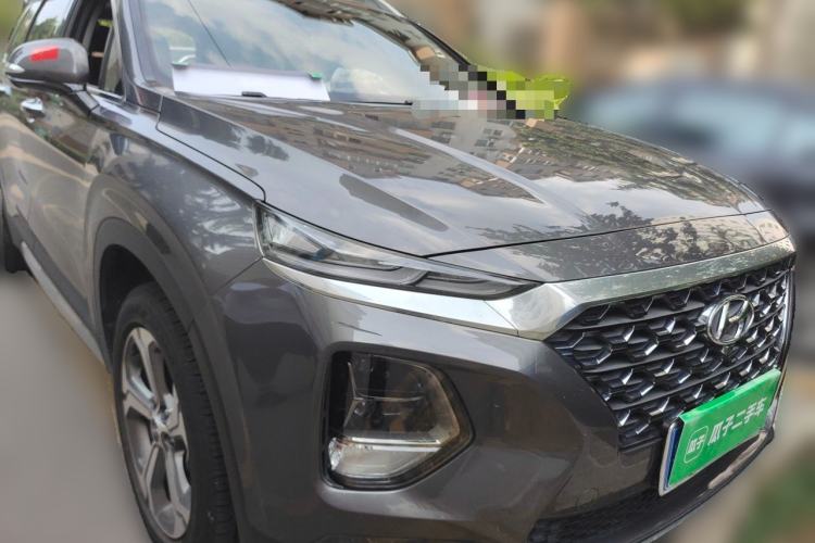 Used Hyundai Santa Fe 2019 380 TGDi TOP Automatic Two-Wheel Drive Flagship Version China VI Standard Front Right 45 Deg