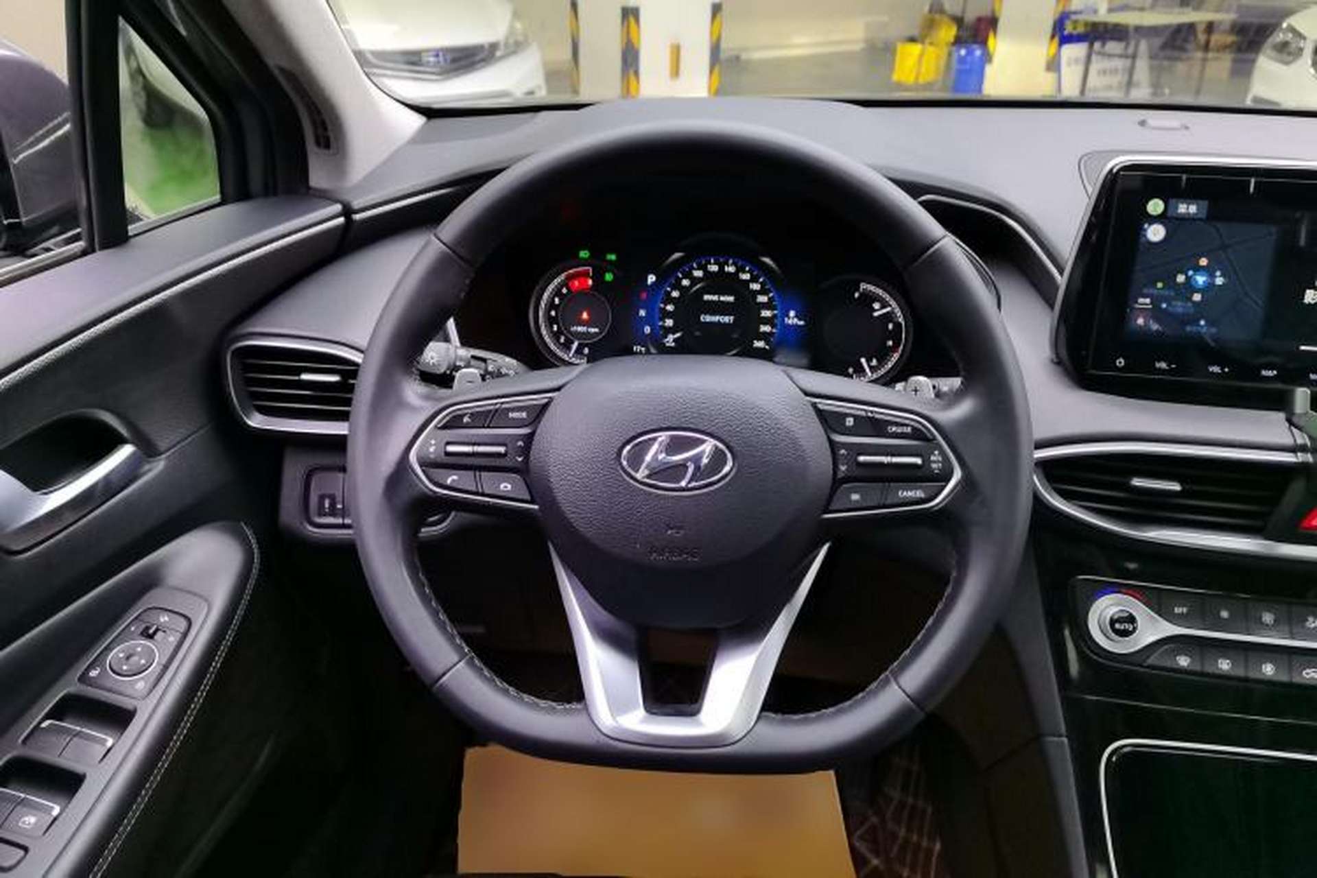 Used Hyundai Santa Fe 2019 380 TGDi GLS Automatic 2WD Luxury Version China VI Standard Steering Wheel