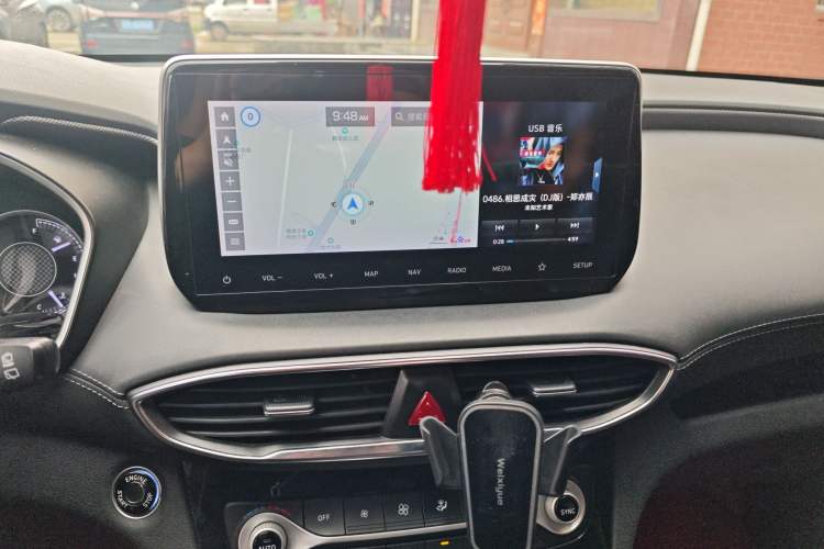 Used Hyundai Santa Fe 2019 380 TGDi GLS Automatic 2WD Luxury Version China V Standard Audio And AC Panel
