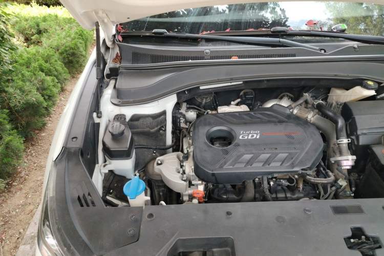 Used Hyundai Santa Fe 2019 380 TGDi DLX Automatic All-Wheel Drive Prestige (HTRAC) China V-standard Engine Bay Right