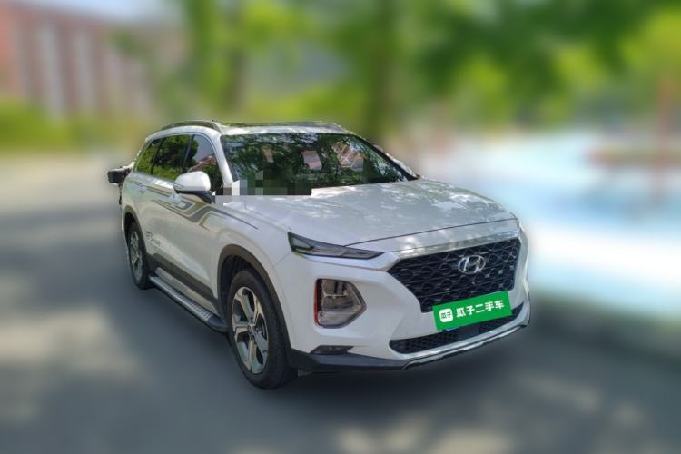 Used Hyundai Santa Fe 2019 380 TGDi DLX Automatic 2WD Prestige Edition China V Emission Standard Front Right 45 Deg