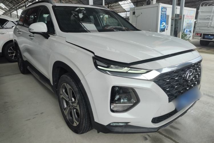 Used Hyundai Santa Fe 2019 380 TGDi DLX Automatic Two-Wheel Drive Prestige Plus Version China VI Standard Front Right 45 Deg