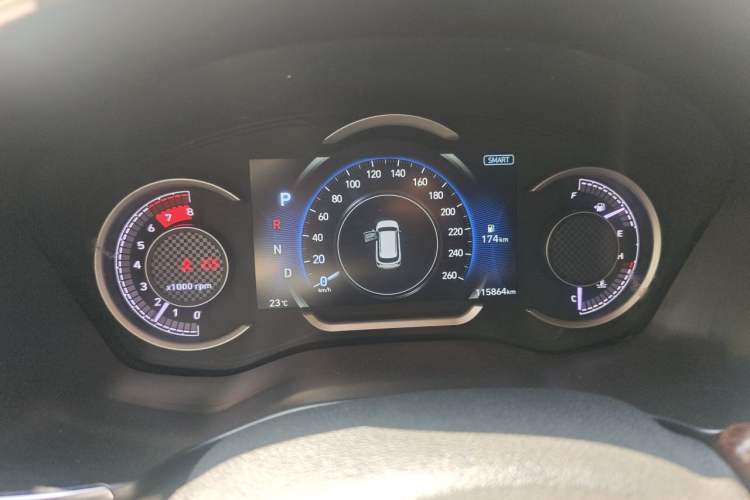 Used Hyundai Santa Fe 2019 380 TGDi DLX Automatic All-Wheel Drive Prestige (HTRAC) China VI Instrument Cluster