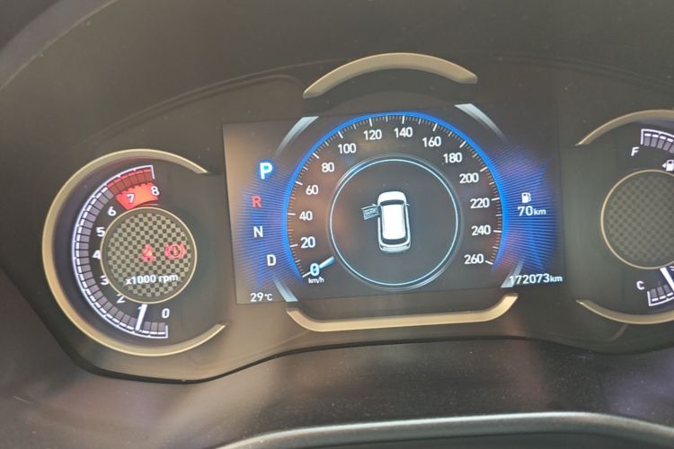 Used Hyundai Santa Fe 2019 380 TGDi DLX Automatic Two-Wheel Drive Prestige Plus Version China VI Standard Instrument Cluster